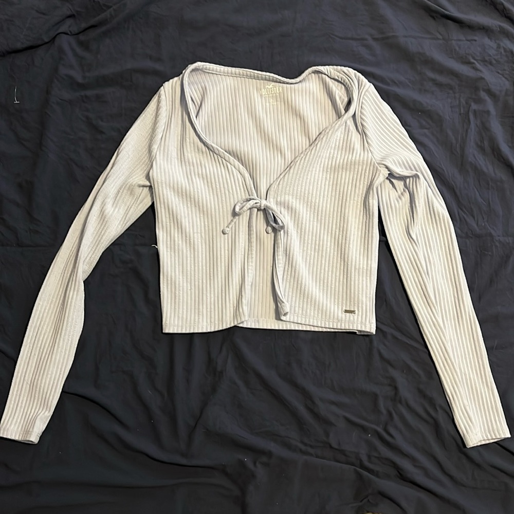 Baby blue Hollister blouse